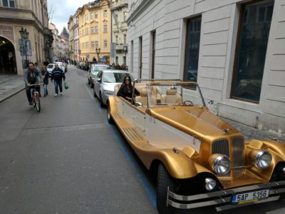 A stunning retro vehicle tour in Prague
