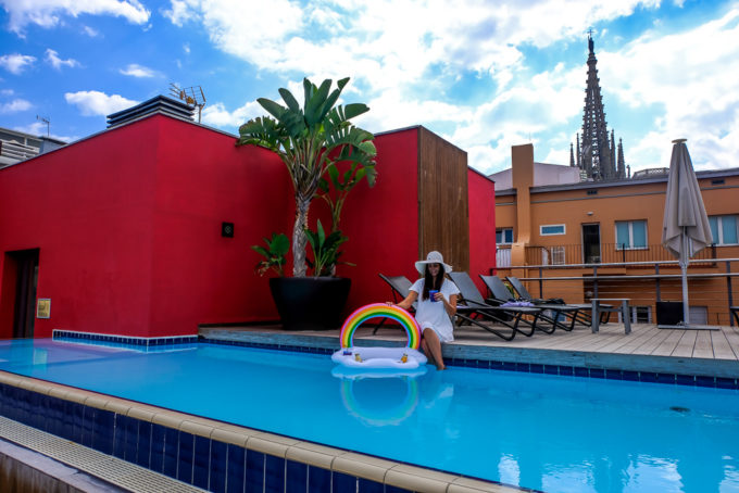 Stunning boutique hotel with rooftop pool in Barcelona’s gothic quarter